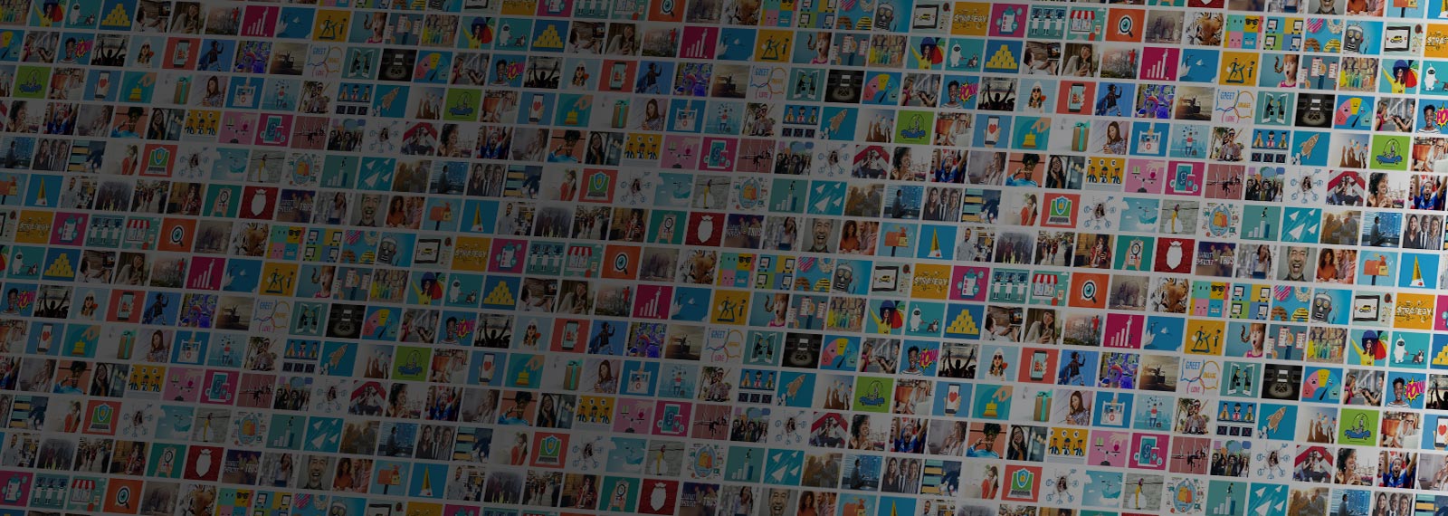 Collage of course icons