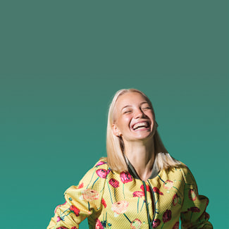A smiling employee