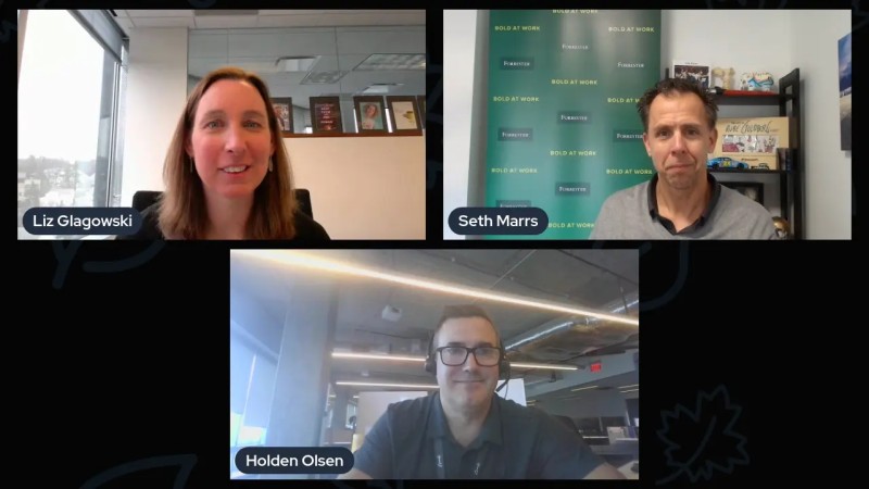 Screenshot of webinar participants