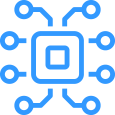 illustration of a computer chip