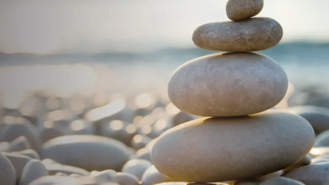 Pebble tower