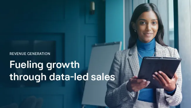 Fueling growth through data-led sales